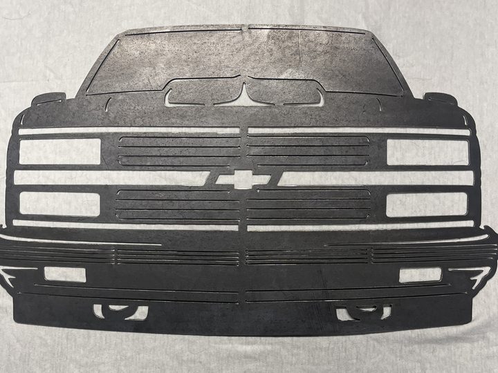 Small view of classic Chevy truck metal sign