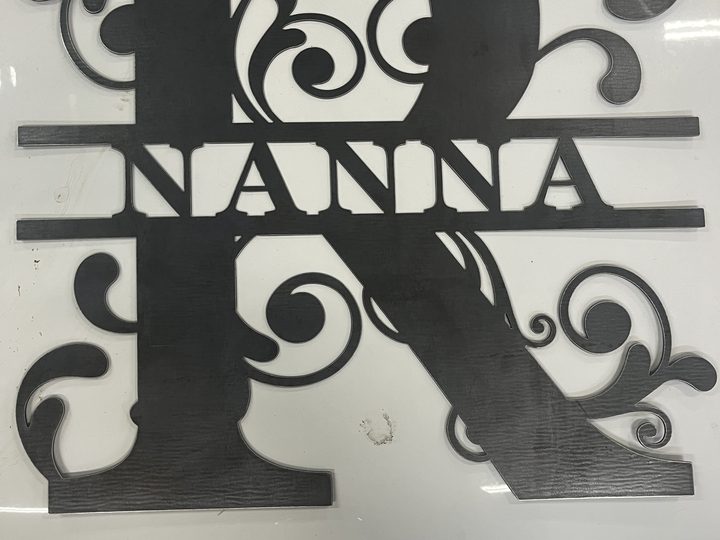 Small view of painted Stewart monogram