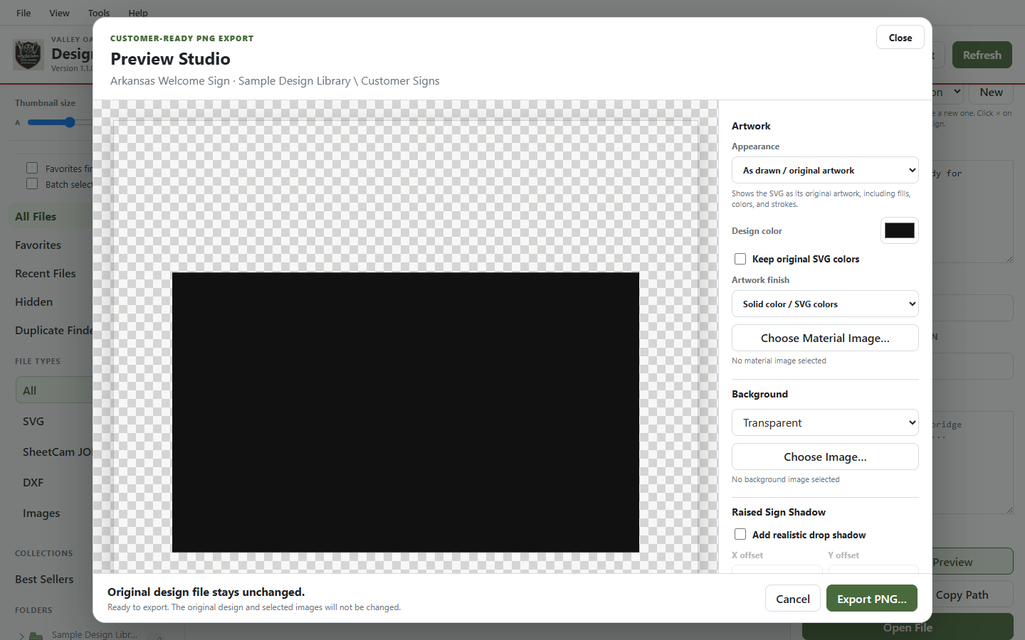 Design Manager Preview Studio creating a branded customer proof